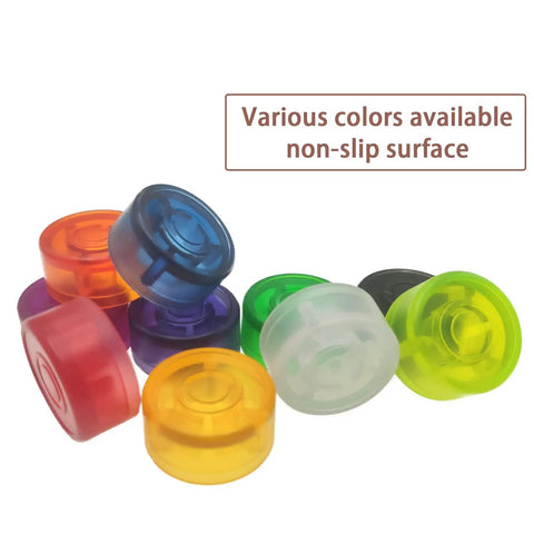 Guitar Pedal Footswitch Topper Set 20 Pack Multi Color Protection Caps For Common Pedal Switches Durable PVC Covers, various colors