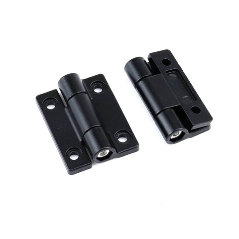 Adjustable Torque Position Control Hinges 4 Pack Black Zinc Alloy Damping Hinges With Countersunk Holes For Furniture Equipment