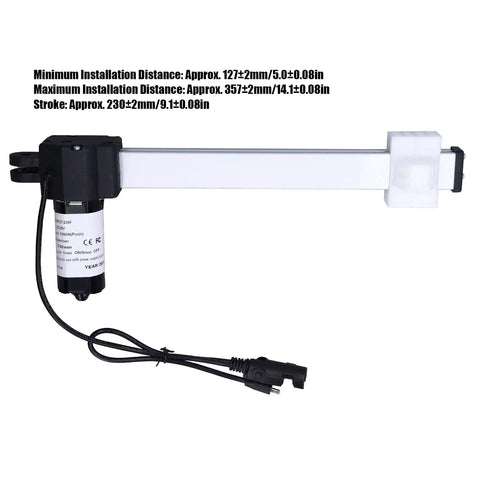 Quiet Electric Recliner Actuator Kit With 230MM Stroke DC29V Power showing motor and adjustable stroke length for smooth lifting.