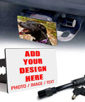 Personalized Hitch Cover For 2 Inch Receivers With Custom Photo And Text Heavy Duty Steel Trailer Plug Cover For Trucks SUVs And Pickups