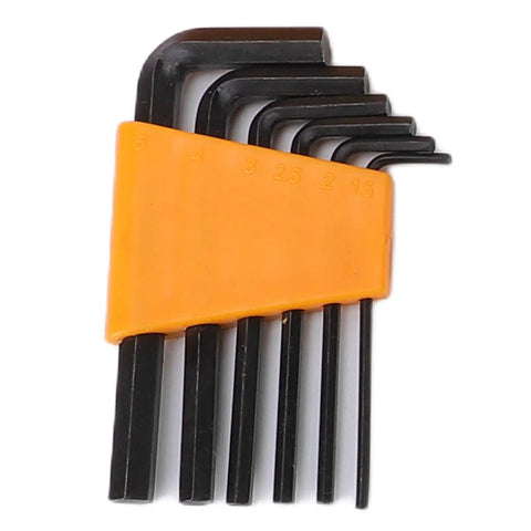 Hex key set from All-Purpose Home Hardware Tool Kit For Furniture Assembly And Electrical Repairs, Lightweight 15-Piece Set