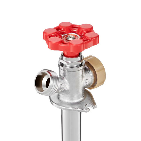 Frost Proof Outdoor Sillcock With No Fuss Anti Siphon Valve And Backflow Preventer Twelve Inch One Half Inch Push To Fit Connector