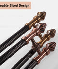 Double Sided H Shape Push Pull Bar Handle For Barn Doors And Sliding Doors Antique European Style Door Pull