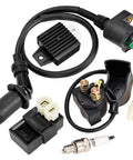 GY6 Ignition Coil Kit With Solenoid Relay And Voltage Regulator For 50cc 125cc 150cc Chinese Scooters Mopeds ATVs Go Karts