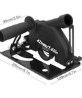 Grinder Stand For Four Inch And Four And A Half Inch Angle Grinders With 1.65 Inch Bore Clamp An Adjustable Conversion Kit