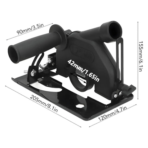 Grinder Stand For Four Inch And Four And A Half Inch Angle Grinders With 1.65 Inch Bore Clamp An Adjustable Conversion Kit