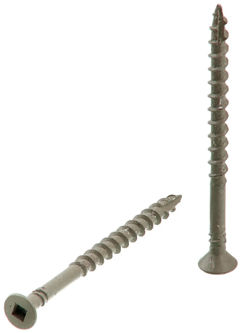 Duraspin Collated Wood Screws Eight Gauge By Two And A Half Inch Exterior Grade Coarse Thread Self Drilling Type Seventeen Point