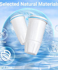 Replacement Water Filter Pack Of 6 For Pitcher And Dispenser Models ZR 001 ZR 017 ZR 004 ZP 006 ZD 013 ZS 008 With Multi Stage Filtration