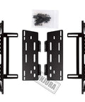 RC Car Pedals And Rock Slider Side Boards 2 Pc Set For 1:10 Crawlers, Snug Fit For Axial SCX10 And SCX10 II 90046, with screws