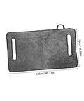 Golf Cart Seat Cover Protector Easy Install Durable Outdoor Seat Cover For Golf And Sightseeing Carts, grey quilted design.