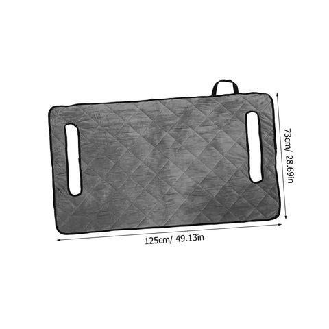 Golf Cart Seat Cover Protector Easy Install Durable Outdoor Seat Cover For Golf And Sightseeing Carts, grey quilted design.
