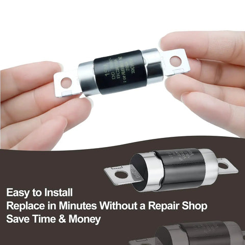High Voltage Fuse held in hand, designed for Hyundai Sonata Hybrid and Kia Optima Hybrid models, perfect for DIY installation.