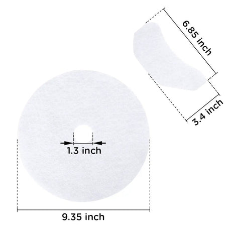 20Pcs Universal Dryer Exhaust Filter Set With 16 Exhaust Filters And 4 Air Intake Filters Premium Quality Durable Polyester Lint Filters That Are EZ To Clean Built For Better Airflow And Dryer Efficiency