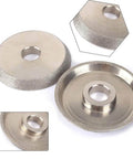 Pro Grade Diamond Grinding Wheel 3 Inch 78mm Circle Cutter for Carbide Metal Tungsten Steel with visible 45 degree angle edge