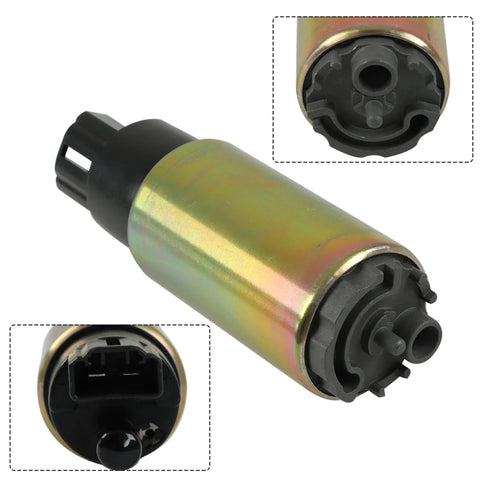 Toyota Tacoma Electric Fuel Pump With Pump Motor Replacement Kit for 1995 to 2004 2.4L 2.7L 3.4L, shown with connection points.