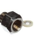 Brass 3/8-inch compression check valve assembly with threaded ends