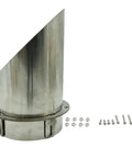 Diesel Hood Stack Ring And Tip Kit 6 Inch Miter Cut With Hardware For Truck And Tractor Sled Pulling Fully Adjustable Universal Fit