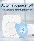 Front view of 2000W 110V To 220V Step Up Transformer Voltage Converter with automatic power off feature.