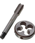 Professional Round Machine Tap Die M12×1.25 Metric Thread Kit For Precision External Screw Machining And Complete Internal Threading With Compact Storage Design For Heavy Duty Shop Use, M12x1.25 steel tap and round die