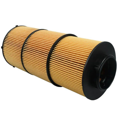 Close-up of a single oil filter from the Six Pack LF17800 Oil And Lube Filter Set For DD13 DD15 DD16 Diesel Engines Replacement With Parts