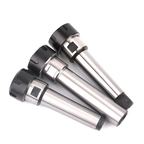 C16 To ER11 Straight Shank Extension Bar 100mm Heavy Duty Coupling Adapter For CNC Milling And Lathe Rigs showing three CNC spindle adapters.