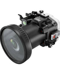 Underwater Housing For Sony FX3 And FX30 With PL100 Flat Port, 40m 130ft Depth Rating, Rugged Pro Grade Waterproof Case