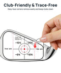 Impact Tape For Golf Clubface, High Resolution Swing Analysis Stickers For Irons, Woods, And Fairways being applied to club