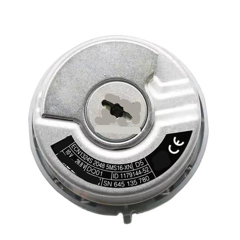 Absolute Rotary Encoder With Integral Bearing 2048 Resolution 5MS16XN Interface for Printing Machinery, top view