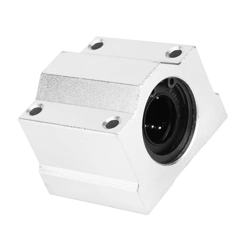 SC30UU 30mm Linear Motion Ball Bearing Slide Block In Precision Aluminum Alloy For Smooth Shaft Guidance Rock Solid Performance In 3D Printers And CNC Machines With Slick Oxidized Finish And Zero Wiggle Movement