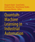 Cover of the book 'Quantum Machine Learning For Industrial Automation Systems' showing title on a colorful background.