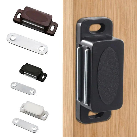 Heavy Duty Cabinet Magnetic Latch For Kitchen Cupboards And Wardrobe Doors, No Fuss Magnetic Door Catch Keeps Cabinets Closed