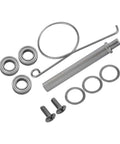 Premium Fishing Reel Handle Knob Bearing Kit With Metal Washers Screws And Gasket Assembly Repair Parts For Freshwater Baitcasting Reels In Silver Color To Bring Your Gear Back To Smooth Life Ready To Fish. silver reel knob repair kit, 7x4x5mm bearings, washers and screws