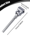 Heavy Duty Door Hinge Adjustment Tool Ergonomic Stainless Steel Wrench For Doors, Gates, Cabinets And Clean Rooms - Quick Gap Alignment, Easy Hinge Tuning, DIY Home Repair displayed with size dimensions 19.5cm x 4cm