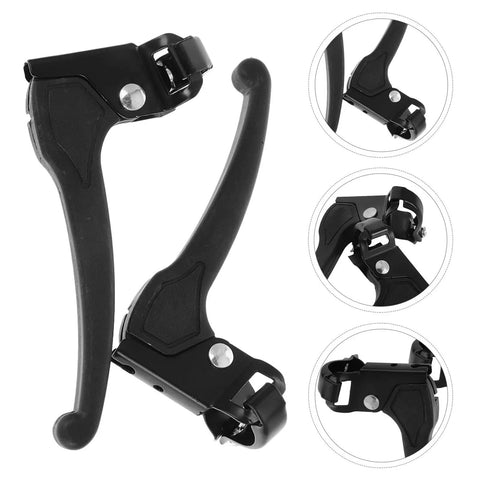Heavy Duty Wheelchair Brake Grip Levers 4 Pack Ergonomic Iron And Plastic Handles With Locking Parking Universal Fit For Most Wheelchairs Easy Installation Fits 2.2cm Opening Size Durable Replacement Parts black wheelchair brake lever set