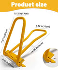 Standing Seam Roof Locker Tool For Metal Panels Heavy Duty Locking And Hemming Tool dimensions shown with yellow frame.