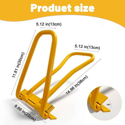 Standing Seam Roof Locker Tool For Metal Panels Heavy Duty Locking And Hemming Tool dimensions shown with yellow frame.