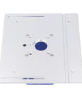 Heavy Duty Aluminum Router Lift Plate Kit With Precision Insert Base For Woodworking Routers, 54mm, CNC machined for smooth operation.
