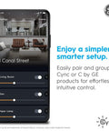 Smartphone displaying app for Indoor Smart Plug WiFi Outlet Socket With Voice Control Matter Compatible Works With Alexa And Google Home