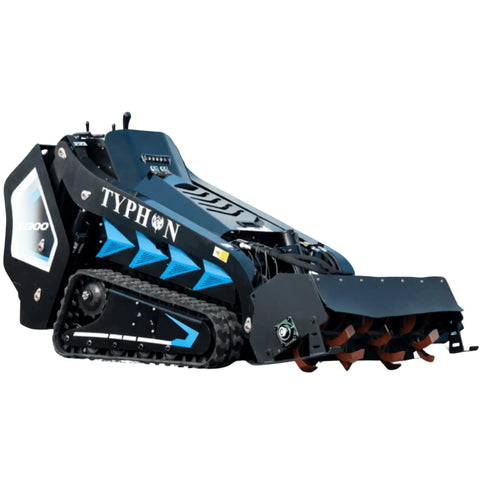 Heavy Duty Rotary Tiller Attachment For Stomp X1300 And Stomp 509 Mini Skid Steers 1050mm Wide Soil Cultivator