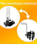 Ride Ready Two Piece Adjustable Light Bar Mounting Brackets for 18 to 29mm Auxiliary Spotlight installation methods
