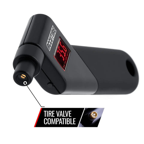 Beefy Digital Tire Pressure Gauge With Backlit LCD Display, 5-150 Psi Range, Angled Head, Rubber Grip, Auto Shutoff, Easy Unit Switching Between Psi Bar KPa Kg-Cm2, Accurate To Within 0.5 Psi; tire valve compatible