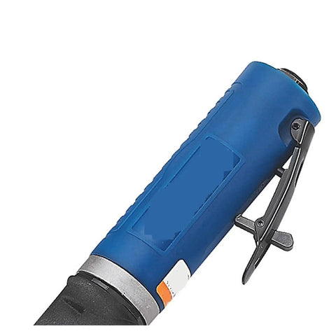 Gear Driven Pneumatic Air Saw Kit For Sheet Metal, reciprocating saw with blue ergonomic grip and metal lever