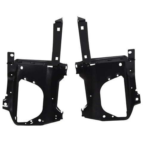 Front Bumper Mounting Retainer Bracket Kit Left Driver Side And Right Passenger Side Stainless Steel Black 2 Piece