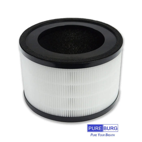 2 Pack Replacement Filter For Miko IBUKI M Air Purifier MAF-02 H13 True HEPA 3 Stage Filtration With Activated Carbon