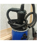 Turbocharged DIY Dust Collector With Double Filtration Cyclone System For Woodworking, 50mm 2 Inch Inlet, Industrial Separator Canister