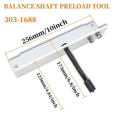 Balance shaft preload tool, 10 inch length, precision alignment for Hella Durable Camshaft Alignment Timing Kit Plus Balance Shaft Preload Tool Set For Ford 2.0 And 2.3 Liter Engines Dead Nuts Accurate Garage Ready Gear.