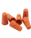 700 Piece Electrical Wire Connectors Kit With Easy Screw In Nuts And Springs Orange Insulated Wire Caps for Safe Snug Splices