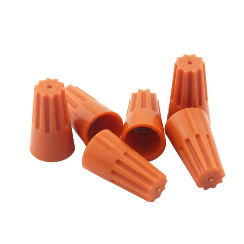 700 Piece Electrical Wire Connectors Kit With Easy Screw In Nuts And Springs Orange Insulated Wire Caps for Safe Snug Splices