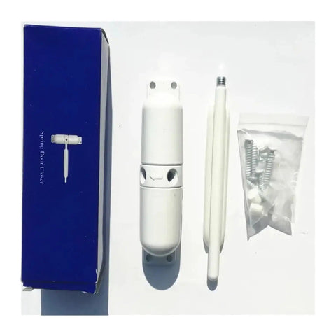 Heavy-Duty Surface Mount Spring Door Closer For Doors From 44 To 154 Lb, Adjustable Closing Force 20-70 Kg, hands-free auto close kit