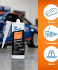 Heavy Duty RTV Silicone Gasket Maker 5 Oz Tube Crafts Instant Leak Free Flexible Rubber Gaskets Fast Curing for oil pans and transmissions.